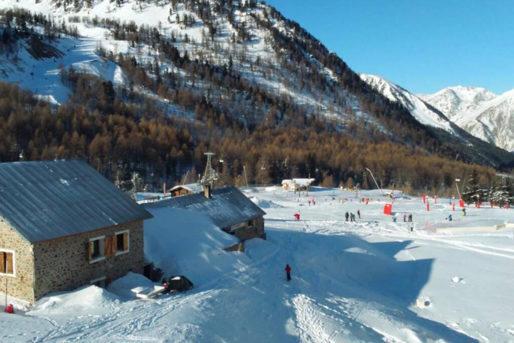 Appartement Studio Front De Neige, Acces Direct Aux Pistes Isola 2000 Exteriör bild